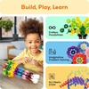 image:imagePicassoTiles Building Chip Interlocking Disc Construction Blocks in Green Color STEM Learning Early Education Toy Engineering Playset Child Brain Development for Toddlers Girls Boys Kids Age 3 PTF108Mix