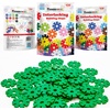 image:imagePicassoTiles Building Chip Interlocking Disc Construction Blocks in Green Color STEM Learning Early Education Toy Engineering Playset Child Brain Development for Toddlers Girls Boys Kids Age 3 PTF108Grn