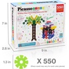 image:imagePicassoTiles Building Chips 600 Pieces Interlocking Construction Chips Creative Disc Block Toy Set STEM Learning Toys for Early Education and Child Brain Development Kids Boys Girls Age 3 and Up PTF60PTF55