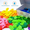 image:imagePicassoTiles Building Chips 600 Pieces Interlocking Construction Chips Creative Disc Block Toy Set STEM Learning Toys for Early Education and Child Brain Development Kids Boys Girls Age 3 and Up PTF60PTF55