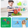 image:imagePicassoTiles Building Chips 600 Pieces Interlocking Construction Chips Creative Disc Block Toy Set STEM Learning Toys for Early Education and Child Brain Development Kids Boys Girls Age 3 and Up PTF60PTF60