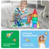 image:imagePicassoTiles Clear Transparent Magnetic Tile Expansion Set STEM Educational Construction Toy Kit for Kids Age 3 Plus Magnet Building Blocks Preschool Learning Creativity and Skill Development PTE13Multicolored Rocket Booster Theme