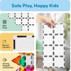 image:imagePicassoTiles Clear Transparent Magnetic Tile Expansion Set STEM Educational Construction Toy Kit for Kids Age 3 Plus Magnet Building Blocks Preschool Learning Creativity and Skill Development PTE13Clear Transparent