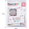 image:imagePicassoTiles Clear Transparent Magnetic Tile Expansion Set STEM Educational Construction Toy Kit for Kids Age 3 Plus Magnet Building Blocks Preschool Learning Creativity and Skill Development PTE13Clear Transparent