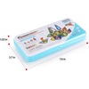 image:imagePicassoTiles Clear Transparent Magnetic Tile Expansion Set STEM Educational Construction Toy Kit for Kids Age 3 Plus Magnet Building Blocks Preschool Learning Creativity and Skill Development PTE1330 Pcs Nano With Tin Storage Case