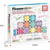 image:imagePicassoTiles Clear Transparent Magnetic Tile Expansion Set STEM Educational Construction Toy Kit for Kids Age 3 Plus Magnet Building Blocks Preschool Learning Creativity and Skill Development PTE1330 Pcs Window and Door