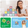 image:imagePicassoTiles Clear Transparent Magnetic Tile Expansion Set STEM Educational Construction Toy Kit for Kids Age 3 Plus Magnet Building Blocks Preschool Learning Creativity and Skill Development PTE13Red 40 Pcs Window and Door