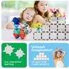 image:imagePicassoTiles Clear Transparent Magnetic Tile Expansion Set STEM Educational Construction Toy Kit for Kids Age 3 Plus Magnet Building Blocks Preschool Learning Creativity and Skill Development PTE13Clear Transparent