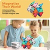 image:imagePicassoTiles Clear Transparent Magnetic Tile Expansion Set STEM Educational Construction Toy Kit for Kids Age 3 Plus Magnet Building Blocks Preschool Learning Creativity and Skill Development PTE13Clear Transparent