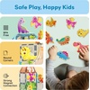 image:imagePicassoTiles Dinosaur Magnetic Tiles Accessory Set Mix and Match Dino Figure Parts for STEM Magnet Tile Construction Building Blocks Sets Creative Pretend Play Educational Toy for Kids Ages 3 PTA28Multicolored