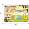 image:imagePicassoTiles Dinosaur Magnetic Tiles Accessory Set Mix and Match Dino Figure Parts for STEM Magnet Tile Construction Building Blocks Sets Creative Pretend Play Educational Toy for Kids Ages 3 PTA288 Safari Animal