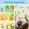 image:imagePicassoTiles Dinosaur Magnetic Tiles Accessory Set Mix and Match Dino Figure Parts for STEM Magnet Tile Construction Building Blocks Sets Creative Pretend Play Educational Toy for Kids Ages 3 PTA288 Safari Animal