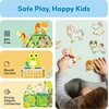 image:imagePicassoTiles Dinosaur Magnetic Tiles Accessory Set Mix and Match Dino Figure Parts for STEM Magnet Tile Construction Building Blocks Sets Creative Pretend Play Educational Toy for Kids Ages 3 PTA288 Farm Animal