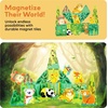 image:imagePicassoTiles Dinosaur Magnetic Tiles Accessory Set Mix and Match Dino Figure Parts for STEM Magnet Tile Construction Building Blocks Sets Creative Pretend Play Educational Toy for Kids Ages 3 PTA288 Forest Animal