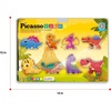 image:imagePicassoTiles Dinosaur Magnetic Tiles Accessory Set Mix and Match Dino Figure Parts for STEM Magnet Tile Construction Building Blocks Sets Creative Pretend Play Educational Toy for Kids Ages 3 PTA28Multicolored