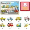 image:imagePicassoTiles Dinosaur Magnetic Tiles Accessory Set Mix and Match Dino Figure Parts for STEM Magnet Tile Construction Building Blocks Sets Creative Pretend Play Educational Toy for Kids Ages 3 PTA288pc Metro City Vehicle