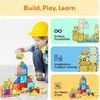 image:imagePicassoTiles Dinosaur Magnetic Tiles Accessory Set Mix and Match Dino Figure Parts for STEM Magnet Tile Construction Building Blocks Sets Creative Pretend Play Educational Toy for Kids Ages 3 PTA28Vehicles  Zoo