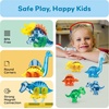 image:imagePicassoTiles Dinosaur Magnetic Tiles Accessory Set Mix and Match Dino Figure Parts for STEM Magnet Tile Construction Building Blocks Sets Creative Pretend Play Educational Toy for Kids Ages 3 PTA28Dinosaur Mix and Match
