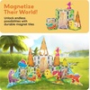 image:imagePicassoTiles Dinosaur Magnetic Tiles Accessory Set Mix and Match Dino Figure Parts for STEM Magnet Tile Construction Building Blocks Sets Creative Pretend Play Educational Toy for Kids Ages 3 PTA28Multicolored