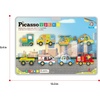 image:imagePicassoTiles Dinosaur Magnetic Tiles Accessory Set Mix and Match Dino Figure Parts for STEM Magnet Tile Construction Building Blocks Sets Creative Pretend Play Educational Toy for Kids Ages 3 PTA288pc Metro City Vehicle