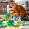 image:imagePicassoTiles Dinosaur Magnetic Tiles Racecar Track with 8 Magnet Tile Dino Toys 2 Cars Street Sign Accessory Kit Construction Building Blocks Educational Picasso Toy for Kids Ages 3 and up PTR0216 Pcs Speedway