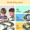 image:imagePicassoTiles Dinosaur Magnetic Tiles Racecar Track with 8 Magnet Tile Dino Toys 2 Cars Street Sign Accessory Kit Construction Building Blocks Educational Picasso Toy for Kids Ages 3 and up PTR0228 Pcs Street Sign Traffic