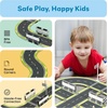 image:imagePicassoTiles Dinosaur Magnetic Tiles Racecar Track with 8 Magnet Tile Dino Toys 2 Cars Street Sign Accessory Kit Construction Building Blocks Educational Picasso Toy for Kids Ages 3 and up PTR0228 Pcs Street Sign Traffic