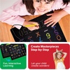 image:imagePicassoTiles DoubleSided 2in1 Upper amp Lower Case ABC Magnetic Drawing Board 10x12 Inch Letter Tracing Writing Tablet STEM Learning Toy for Kids Ages 32in1 AlphabetNum