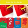 image:imagePicassoTiles DoubleSided 2in1 Upper amp Lower Case ABC Magnetic Drawing Board 10x12 Inch Letter Tracing Writing Tablet STEM Learning Toy for Kids Ages 3freeRED