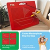 image:imagePicassoTiles DoubleSided 2in1 Upper amp Lower Case ABC Magnetic Drawing Board 10x12 Inch Letter Tracing Writing Tablet STEM Learning Toy for Kids Ages 3freeRED