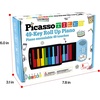 image:imagePicassoTiles Electronic Piano 49Key Flexible RollUp Keyboard with Recording Feature 8 Tones 6 Demo Songs Builtin Speaker Educational Music Toy for Kids Toddlers Boys Girls Rainbow Color Design PT4949Key