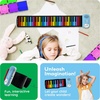 image:imagePicassoTiles Electronic Piano 49Key Flexible RollUp Keyboard with Recording Feature 8 Tones 6 Demo Songs Builtin Speaker Educational Music Toy for Kids Toddlers Boys Girls Rainbow Color Design PT4949Key