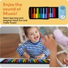 image:imagePicassoTiles Electronic Piano 49Key Flexible RollUp Keyboard with Recording Feature 8 Tones 6 Demo Songs Builtin Speaker Educational Music Toy for Kids Toddlers Boys Girls Rainbow Color Design PT4949Key