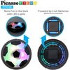 image:imagePicassoTiles Hoverball Air Hockey Soccer Floating Disc with LED Light Airlift Power Soft Bumper Indoor Gliding Toy Battery Operated Movement Training Game for Physical Activity Kids Age 3 Plus PTH100