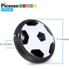 image:imagePicassoTiles Hoverball Air Hockey Soccer Floating Disc with LED Light Airlift Power Soft Bumper Indoor Gliding Toy Battery Operated Movement Training Game for Physical Activity Kids Age 3 Plus PTH100