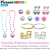 image:imagePicassoTiles Kids Fairytale Royal Princess Dress Up Pretend Play Tiara Jewelry Boutique Shoes amp Fashion Accessories Toy Collection for Girls Children Ages 5 STEM Creative Imagination Toys
