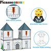 image:imagePicassoTiles Kids Fort Building Kit Playset 100 Piece Indoor and Outdoor Toy Set Fort Construction Builders Blocks Toys for Kids Boys Girls STEM Learning Castle System Tunnel Tent Rocket Pretend Play374pc