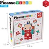 image:imagePicassoTiles Magnet Cube Building Blocks 12 3CM Magnetic Cubes Toy Construction Building Educational Sensory Toys with Idea Booklet for School amp Preschool Kids Boys Girls Toddlers PMC30125pc Puzzle Cub