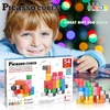 image:imagePicassoTiles Magnet Cube Building Blocks 12 3CM Magnetic Cubes Toy Construction Building Educational Sensory Toys with Idea Booklet for School amp Preschool Kids Boys Girls Toddlers PMC301Multicolor