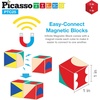 image:imagePicassoTiles Magnet Cube Building Blocks 12 3CM Magnetic Cubes Toy Construction Building Educational Sensory Toys with Idea Booklet for School amp Preschool Kids Boys Girls Toddlers PMC30125pc Puzzle Cub