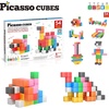 image:imagePicassoTiles Magnet Cube Building Blocks 12 3CM Magnetic Cubes Toy Construction Building Educational Sensory Toys with Idea Booklet for School amp Preschool Kids Boys Girls Toddlers PMC301Multicolor