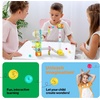 image:imagePicassoTiles Magnet Tile Building Block 80pc Marble Run Race Track Travel Size Pretend Play Toy With Launcher Lifter STEM Education Learning Magnetic Tiles Construction Kit School Boys Girls 3 PTMG80Mini Marble 80 Pcs