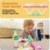 image:imagePicassoTiles Magnet Tile Building Block 80pc Marble Run Race Track Travel Size Pretend Play Toy With Launcher Lifter STEM Education Learning Magnetic Tiles Construction Kit School Boys Girls 3 PTMG80Mini Marble 45 Pcs
