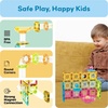 image:imagePicassoTiles Magnet Tile Building Block 80pc Marble Run Race Track Travel Size Pretend Play Toy With Launcher Lifter STEM Education Learning Magnetic Tiles Construction Kit School Boys Girls 3 PTMG80Mini Marble 60 Pcs
