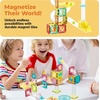 image:imagePicassoTiles Magnet Tile Building Block 80pc Marble Run Race Track Travel Size Pretend Play Toy With Launcher Lifter STEM Education Learning Magnetic Tiles Construction Kit School Boys Girls 3 PTMG80Mini Marble 60 Pcs
