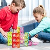 image:imagePicassoTiles Magnet Tile Building Block 80pc Marble Run Race Track Travel Size Pretend Play Toy With Launcher Lifter STEM Education Learning Magnetic Tiles Construction Kit School Boys Girls 3 PTMG80Mini Marble 60 Pcs