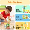image:imagePicassoTiles Magnet Tile Building Block 80pc Marble Run Race Track Travel Size Pretend Play Toy With Launcher Lifter STEM Education Learning Magnetic Tiles Construction Kit School Boys Girls 3 PTMG80Mini Marble 80 Pcs