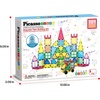 image:imagePicassoTiles Magnet Tile Building Blocks Ferris Wheel Amusement Rotating Accessory Kit Compatible with Full Sized Magnetic Tiles Construction Toy Set Education STEM Learning 3D Toddler Kid Age 3 PT09101pc With Carry Case