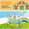 image:imagePicassoTiles Magnet Tile Building Blocks Ferris Wheel Amusement Rotating Accessory Kit Compatible with Full Sized Magnetic Tiles Construction Toy Set Education STEM Learning 3D Toddler Kid Age 3 PT09101pc With Carry Case