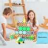 image:imagePicassoTiles Magnet Tile Building Blocks Ferris Wheel Amusement Rotating Accessory Kit Compatible with Full Sized Magnetic Tiles Construction Toy Set Education STEM Learning 3D Toddler Kid Age 3 PT0961pc With Carry Case 07